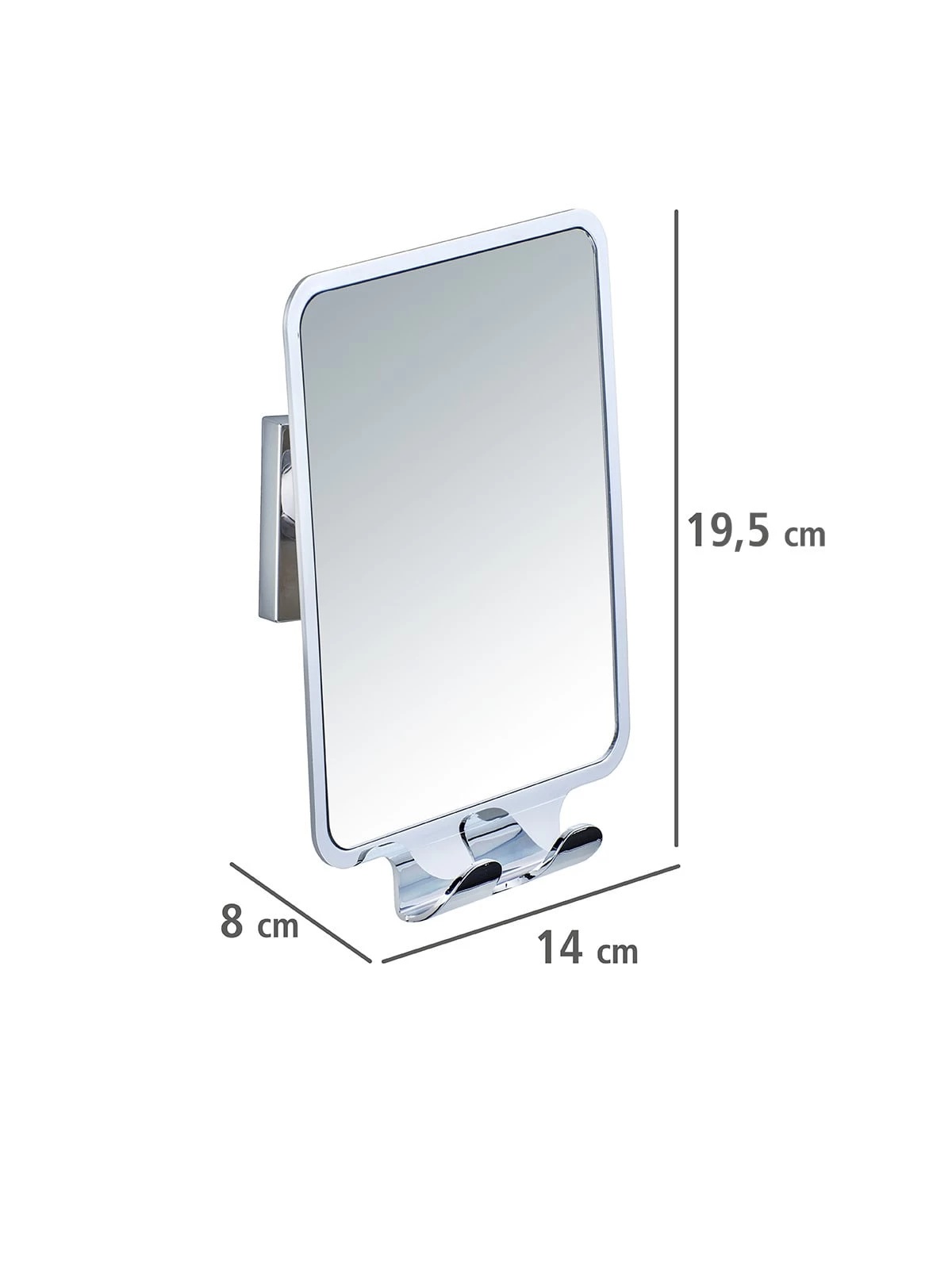 Wenko Vacuum-Loc® Antibeschlagspiegel Quadro In Glänzend – Bild 16