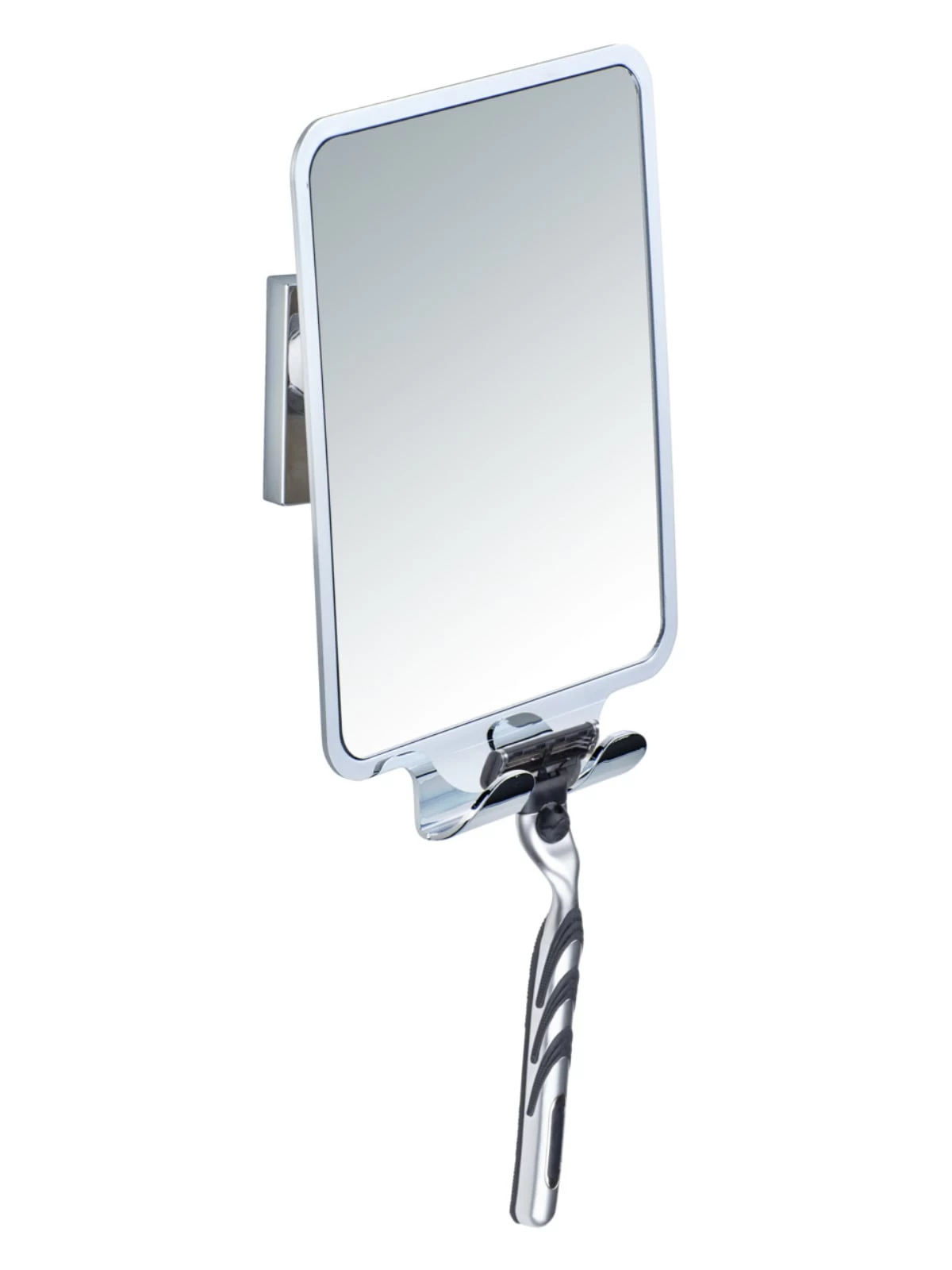 Wenko Vacuum-Loc® Antibeschlagspiegel Quadro In Glänzend – Bild 6