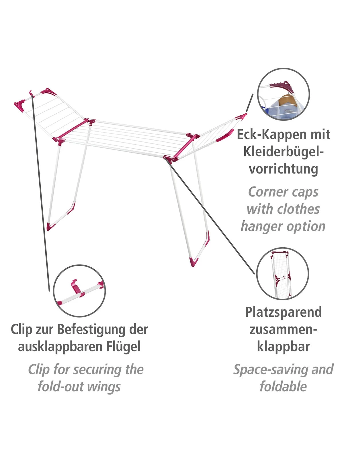 Wenko Wäschetrockner Summer Dry 13 M In Weiß – Bild 16
