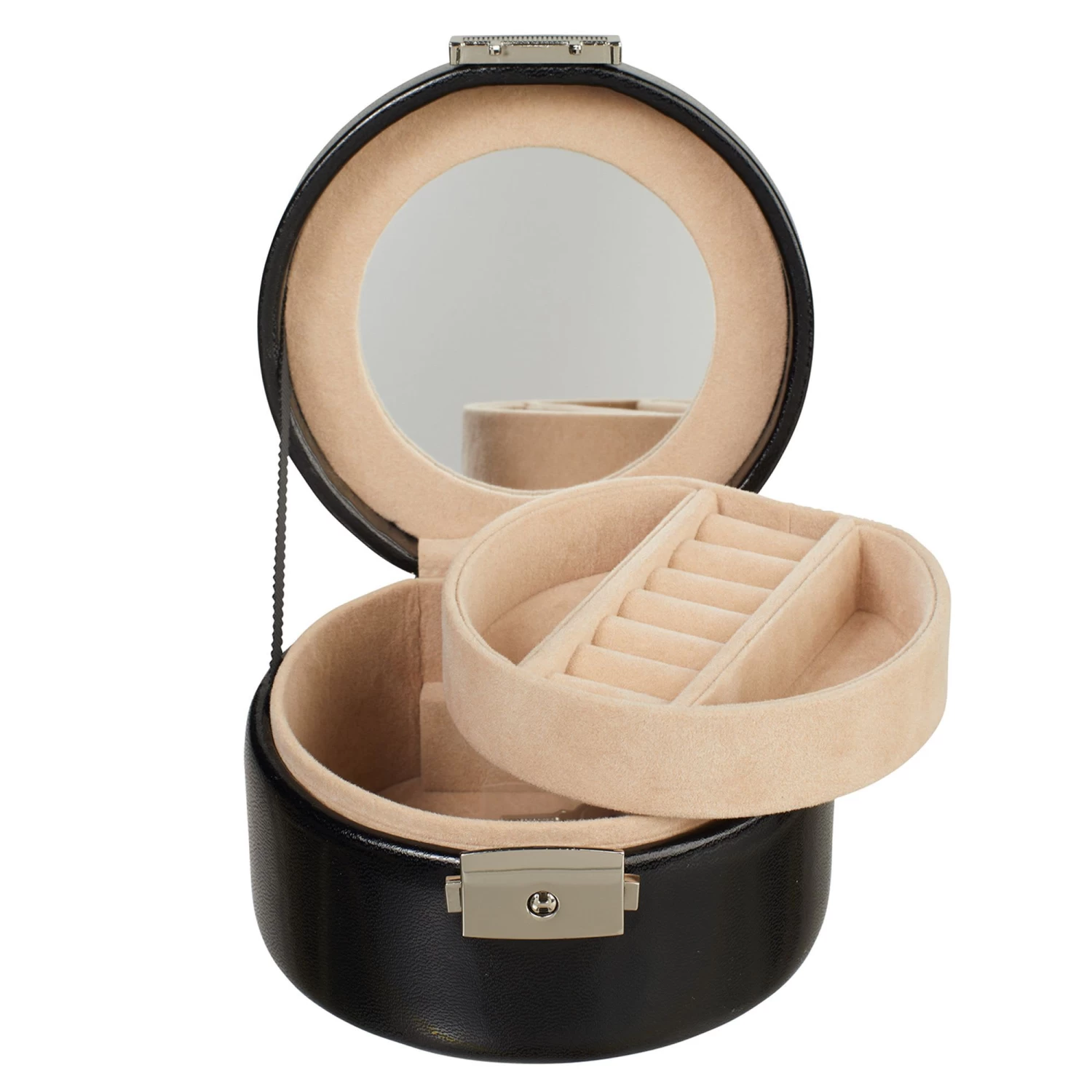 Merino Schmuckkästchen 12 Cm In Schwarz – Bild 2