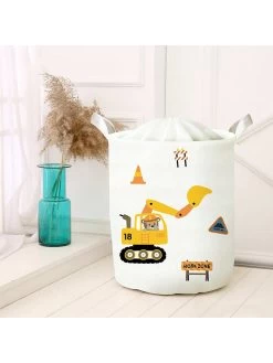 Aufbewahrungskorb In Weiß - (H)50 Cm - Ø 30 Cm