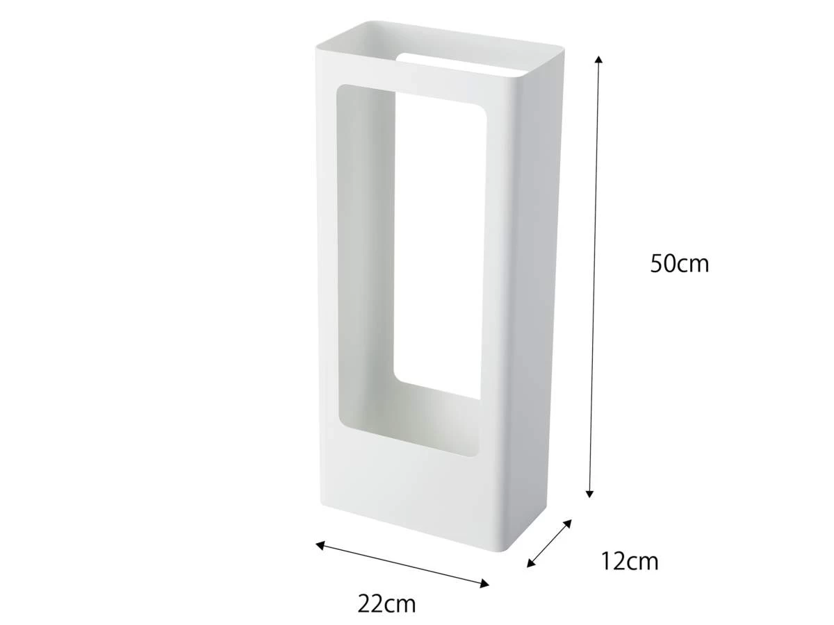 Yamazaki Schirmständer Tower 22x50x12cm In Weiß – Bild 9